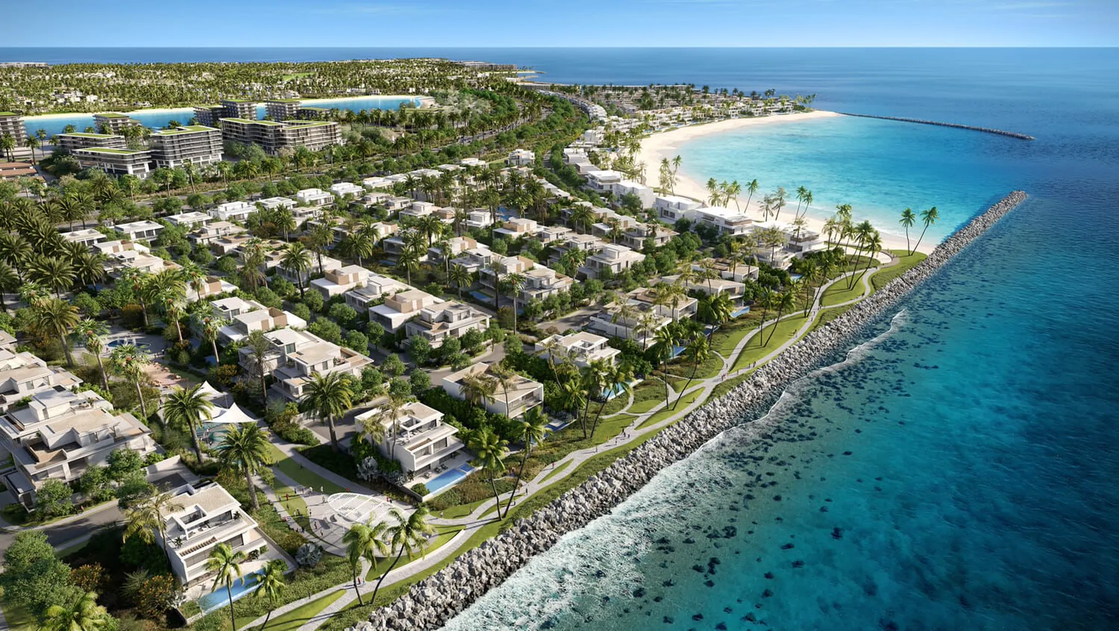 Nakheel Bay Villas: Unità fronte mare con 5 camere da letto a Dubai Islands