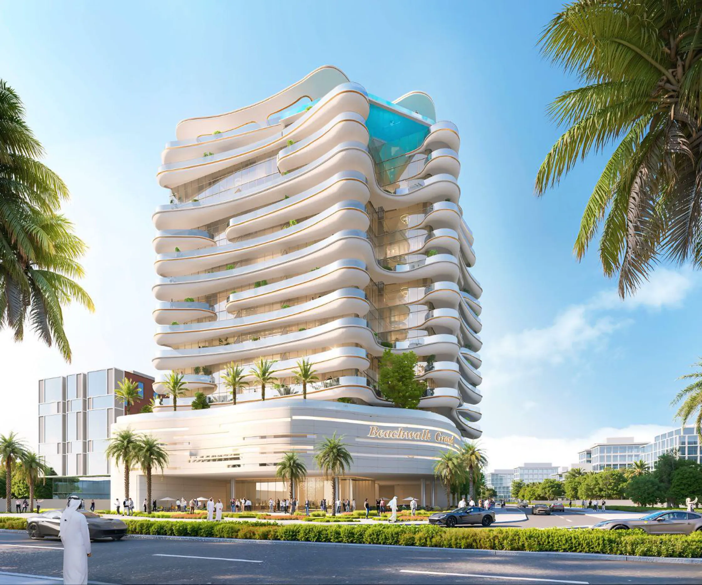 Beach Walk Grand: Appartamenti arredati con 1 camera da letto di Imtiaz a Dubai Islands