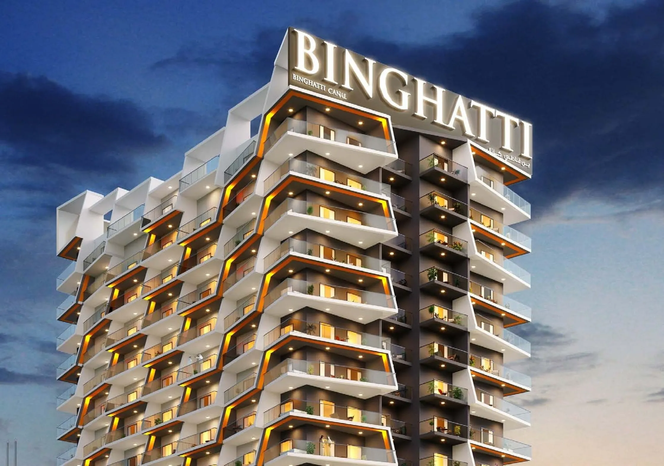 Appartamenti Studio di Binghatti: Binghatti Canal | Business Bay 2023