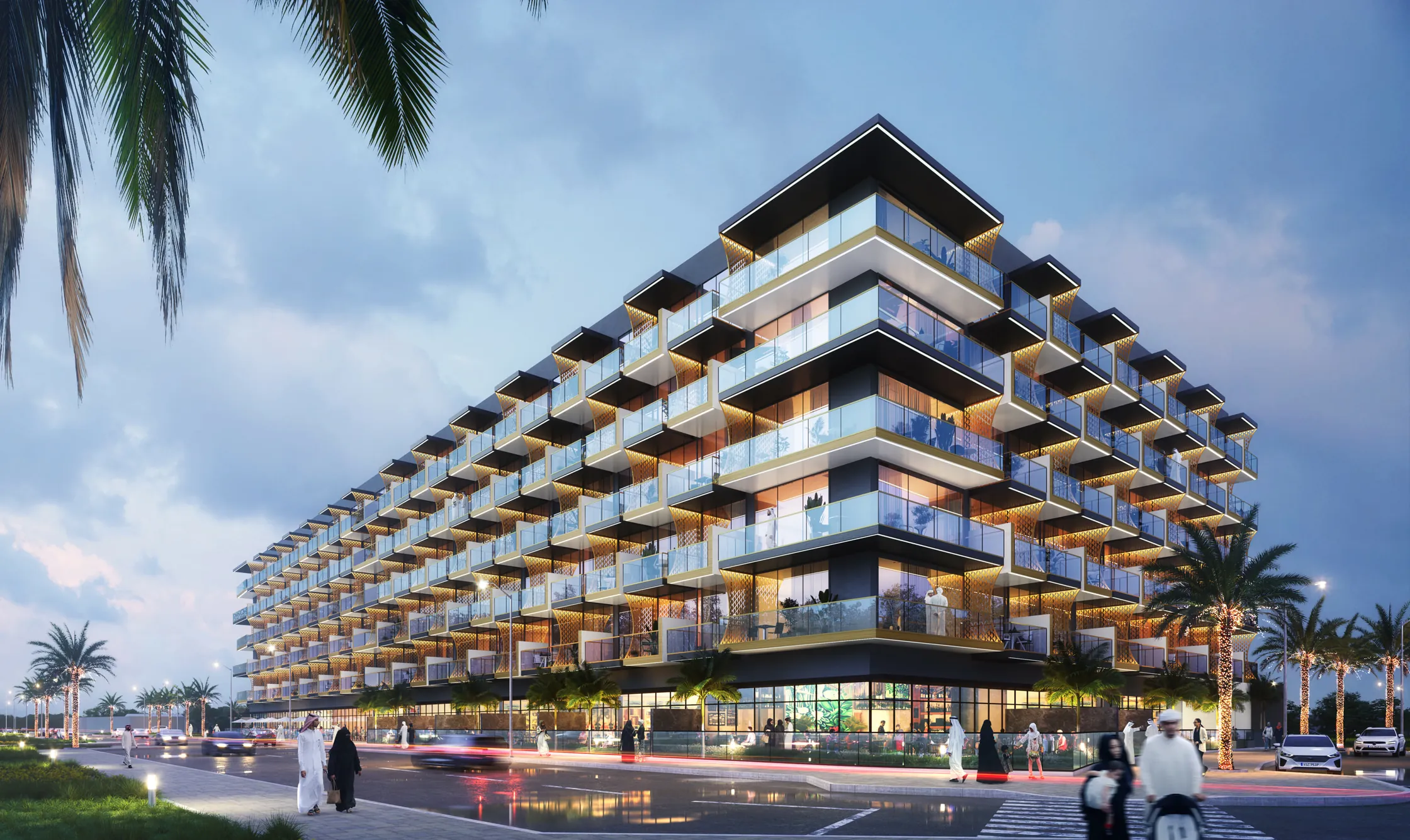 Binghatti Crescent a JVC: Appartamenti con 1 Camera da Letto | Consegna 2023