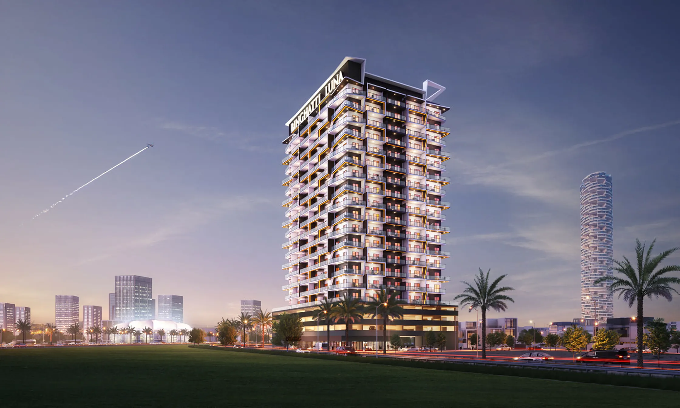 Appartamento 1BR a JVC di Binghatti: Binghatti Luna 2023