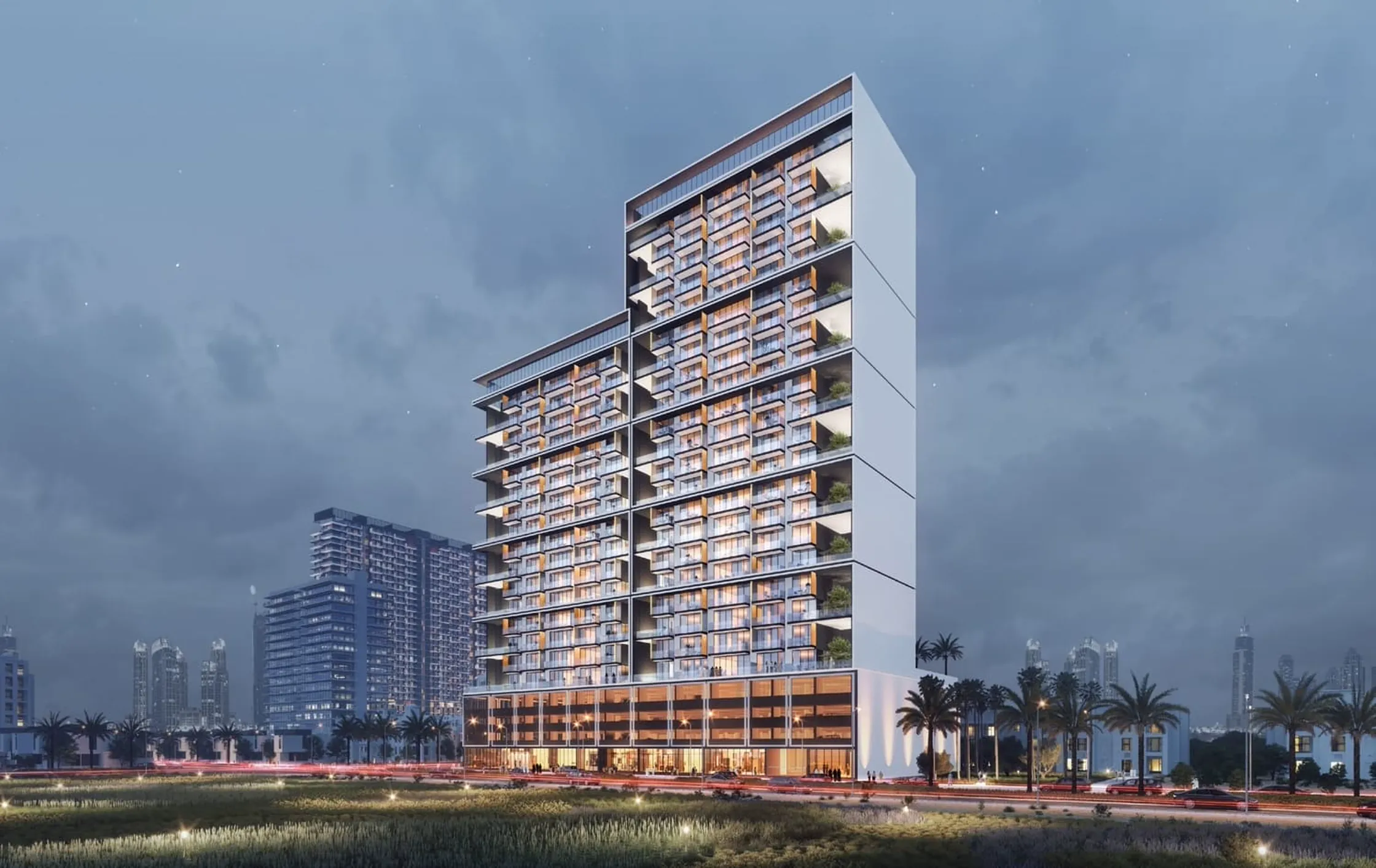Monolocali JVC: Binghatti Orchid, Consegna 2024, Anticipo 20%