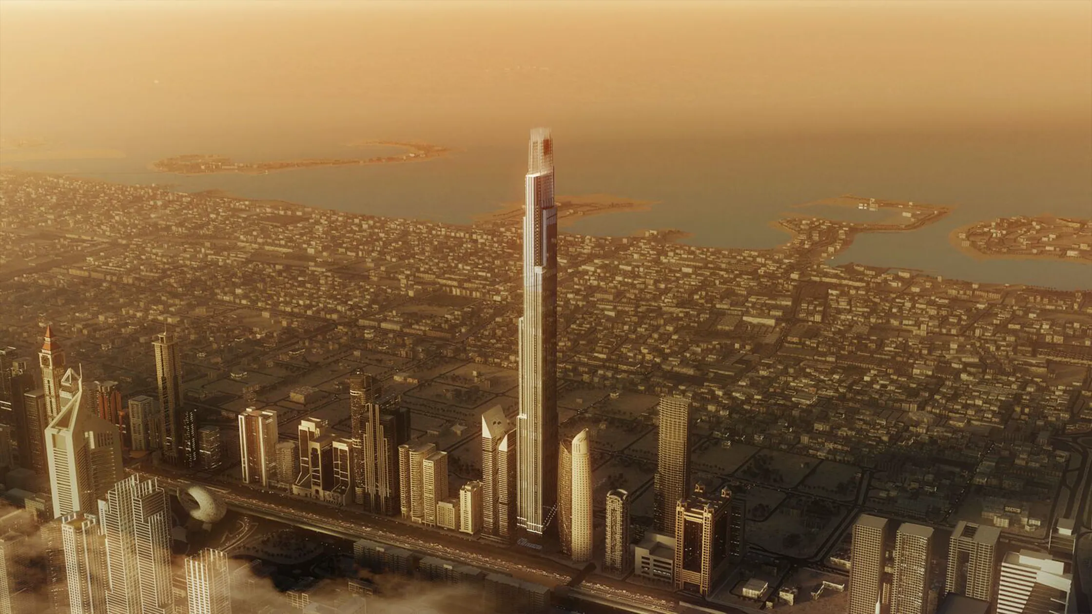 Penthouses Burj Azizi di Azizi su Sheikh Zayed Road