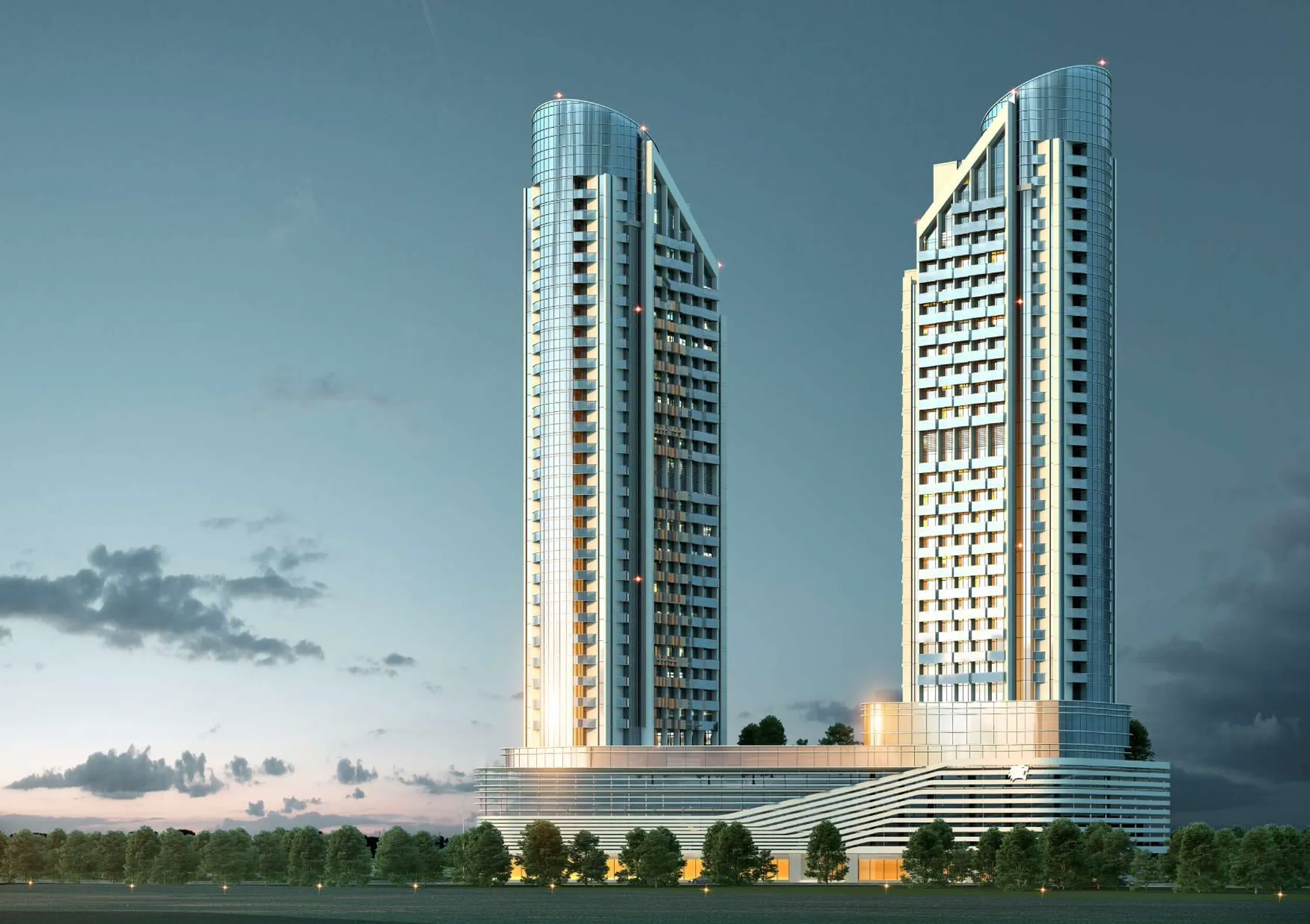 Cloud Tower di Tiger Group: Appartamenti con 1 camera da letto a JVT, Consegna 2025