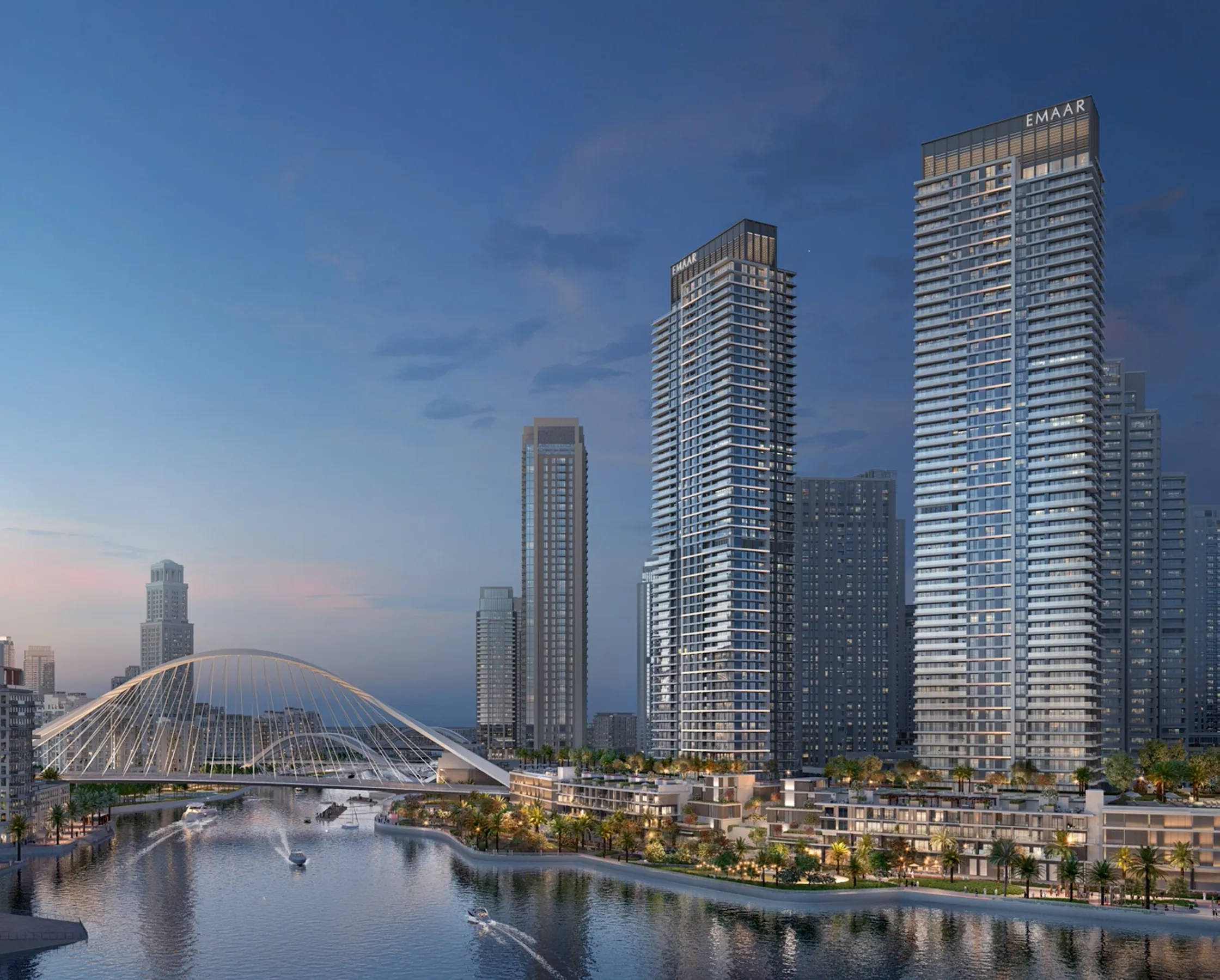 Investi in Creek Waters: Unità da 1 a 4 camere da letto di Emaar