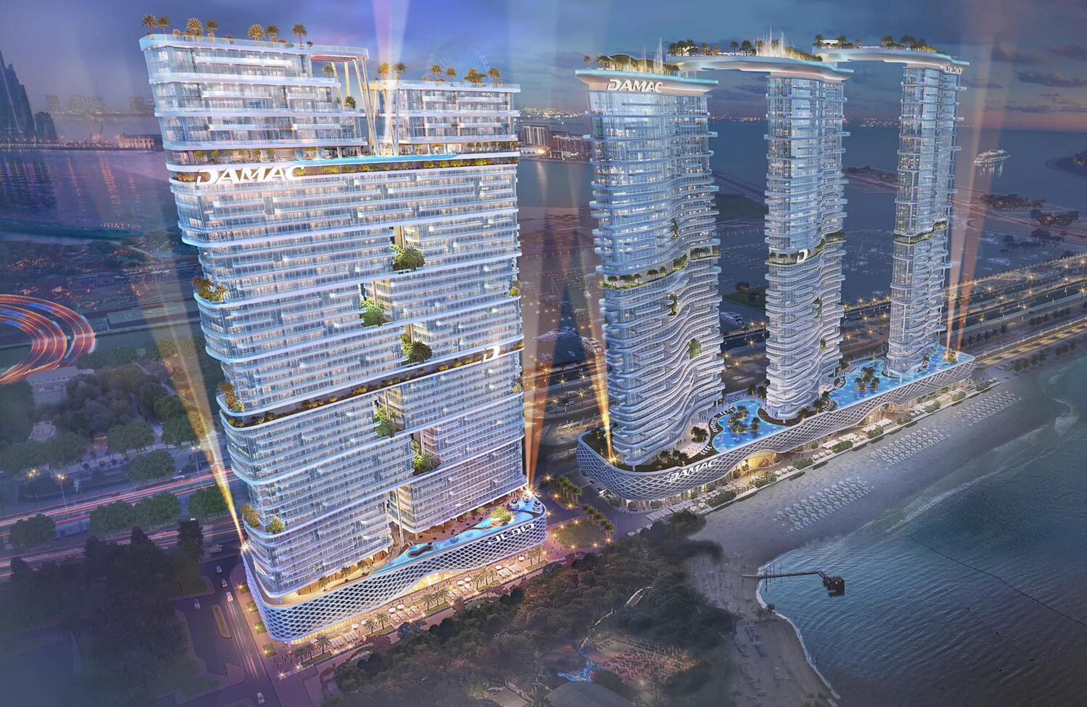 Lussuoso Duplex con 3 Camere da Letto a Dubai Harbour | Damac | 2027