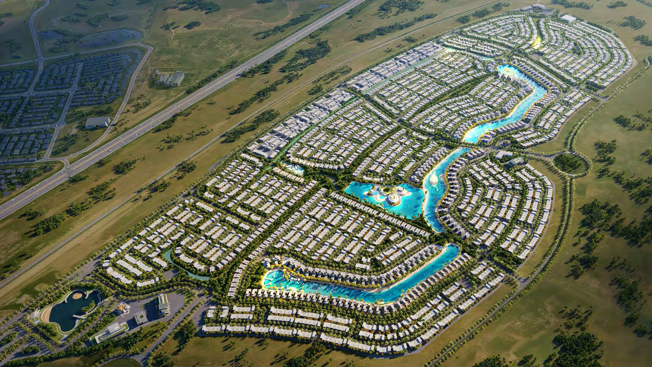 Investi nel progetto DLRC di DAMAC | Townhouses a partire da AED 2.33M