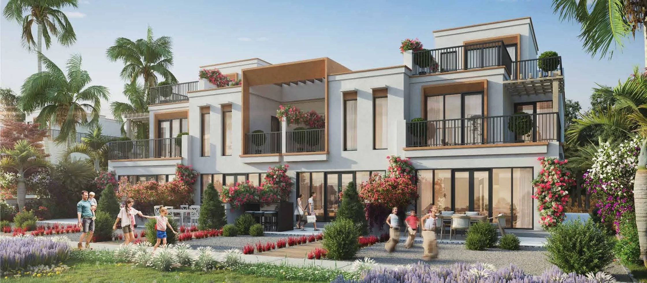 Investi a Damac Lagoons: Townhouse Mykonos con 4 Camere da Letto