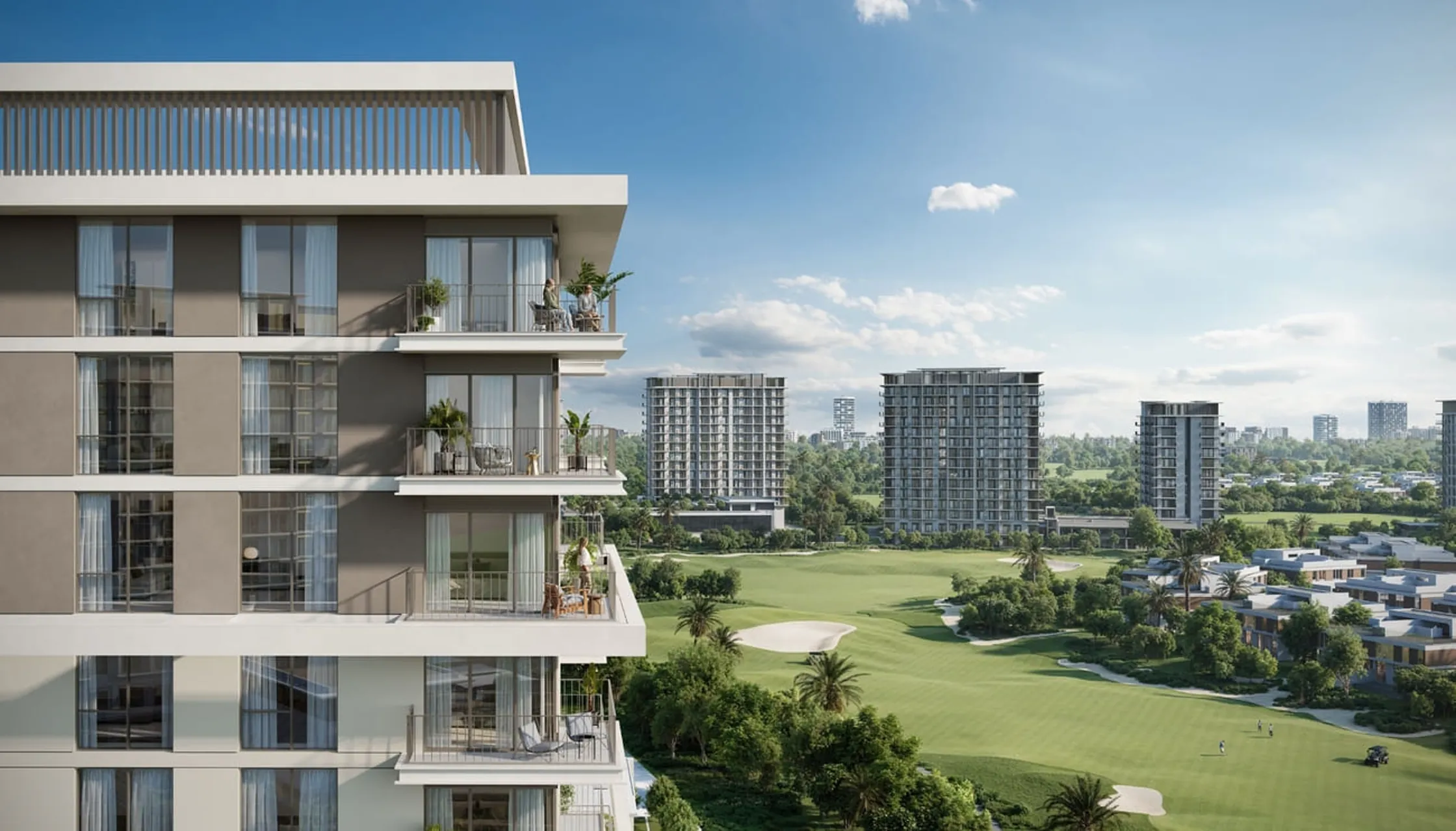 Appartamento con 2 camere da letto da AED 2,13 milioni: Golf Meadow by Emaar, Emaar South