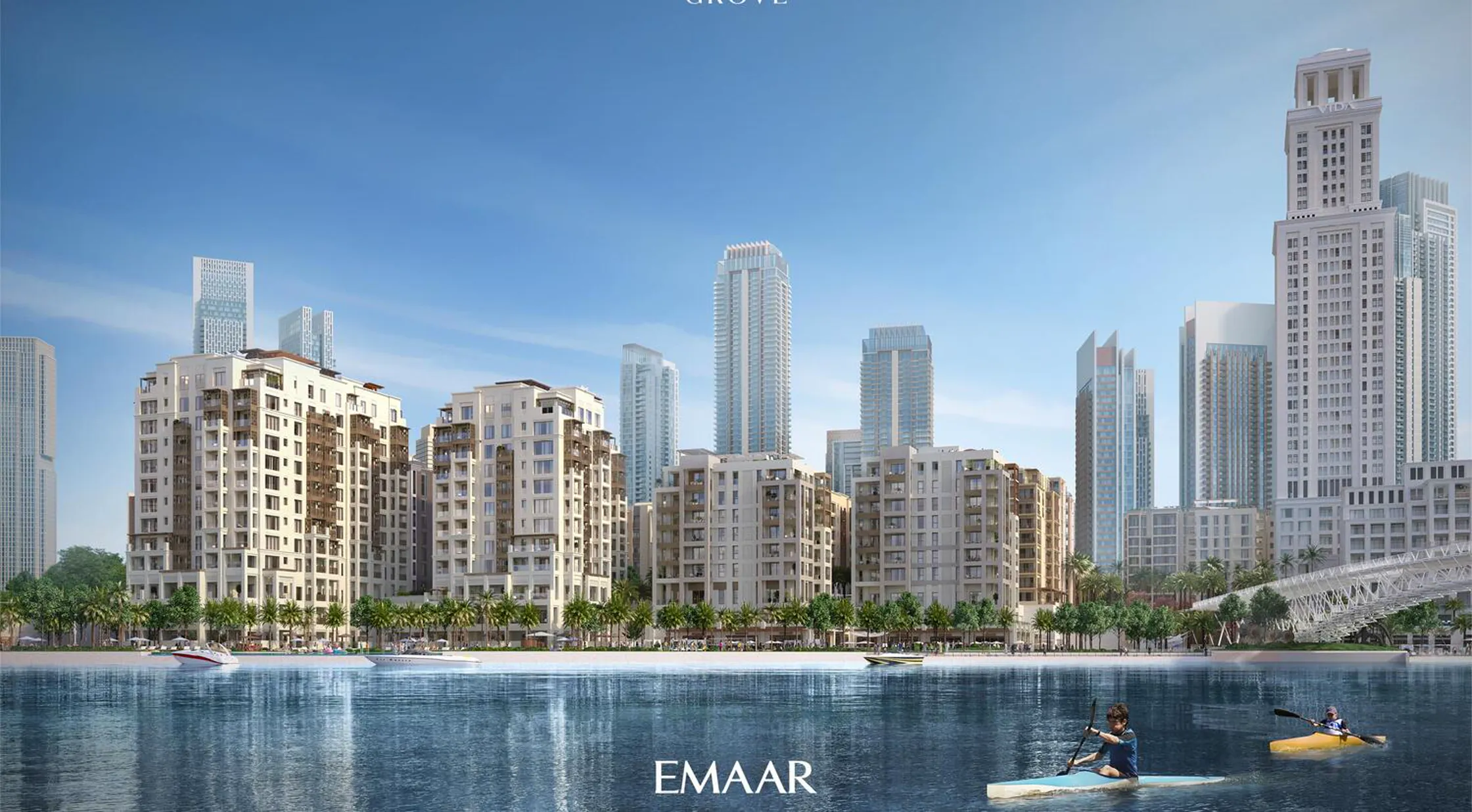 Progetto 2025 di Emaar: Grove Creek Beach – Appartamenti con 2 Camere da Letto