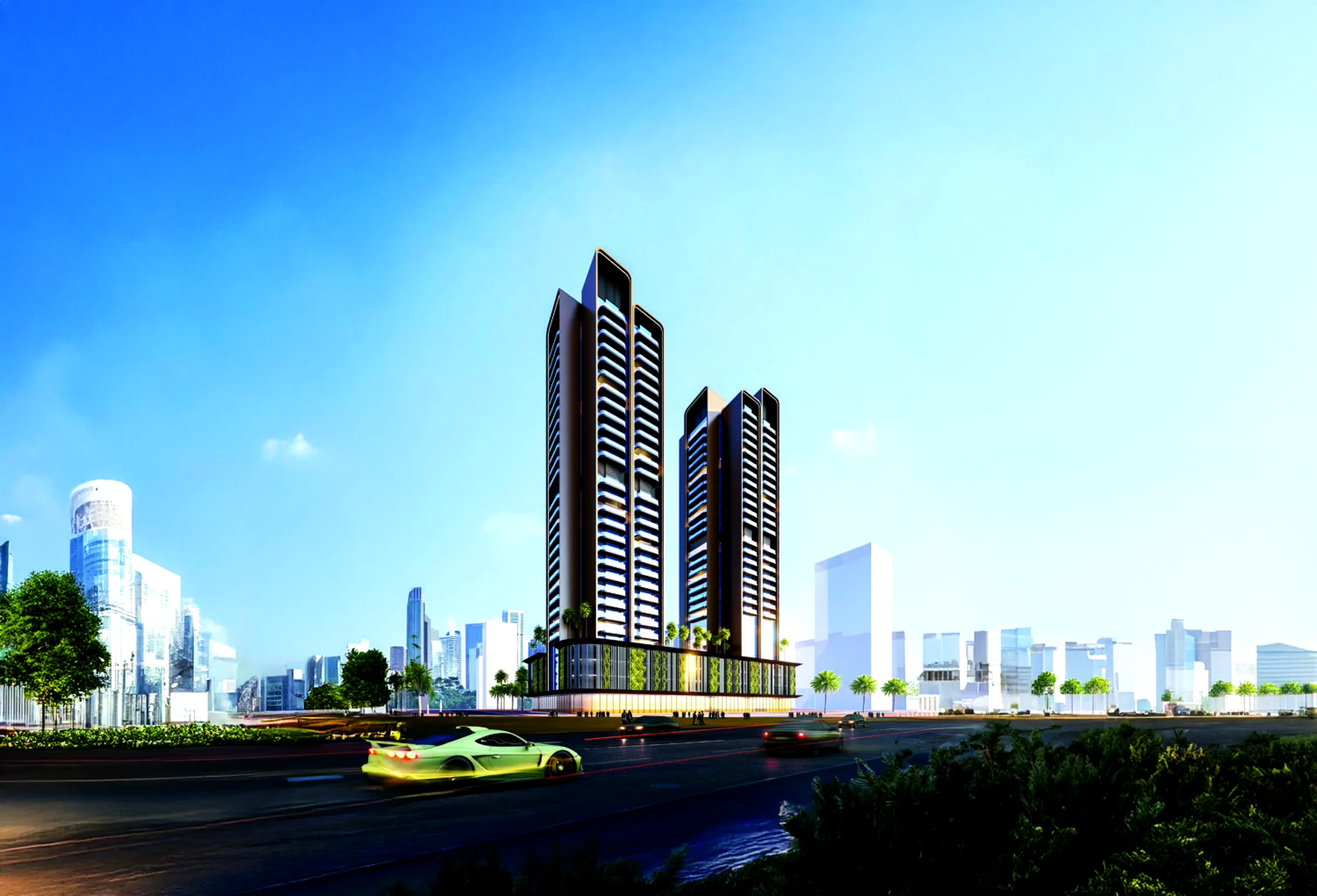 Progetto JVT di Tiger Group: Guzel Towers 2BR, Handover 2027