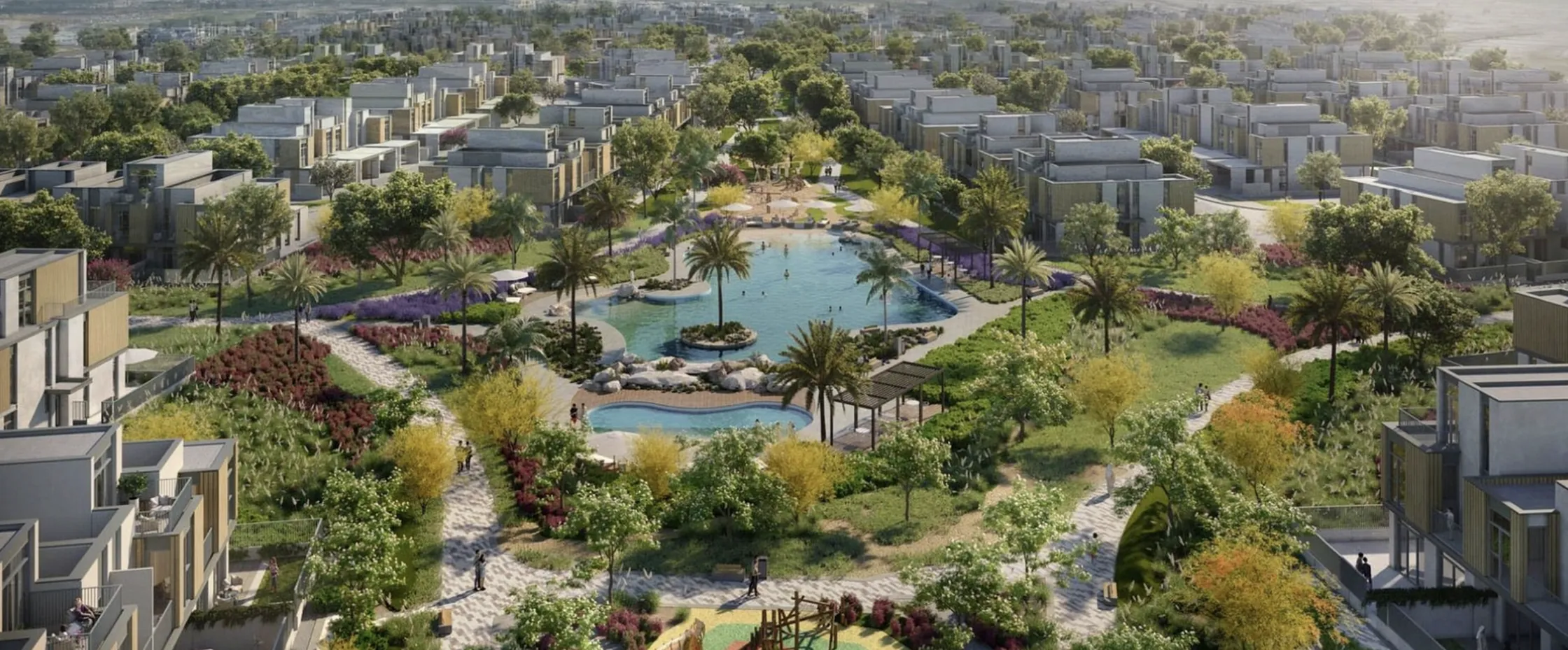 Mudon: Family-Friendly Townhouses and Community Parks