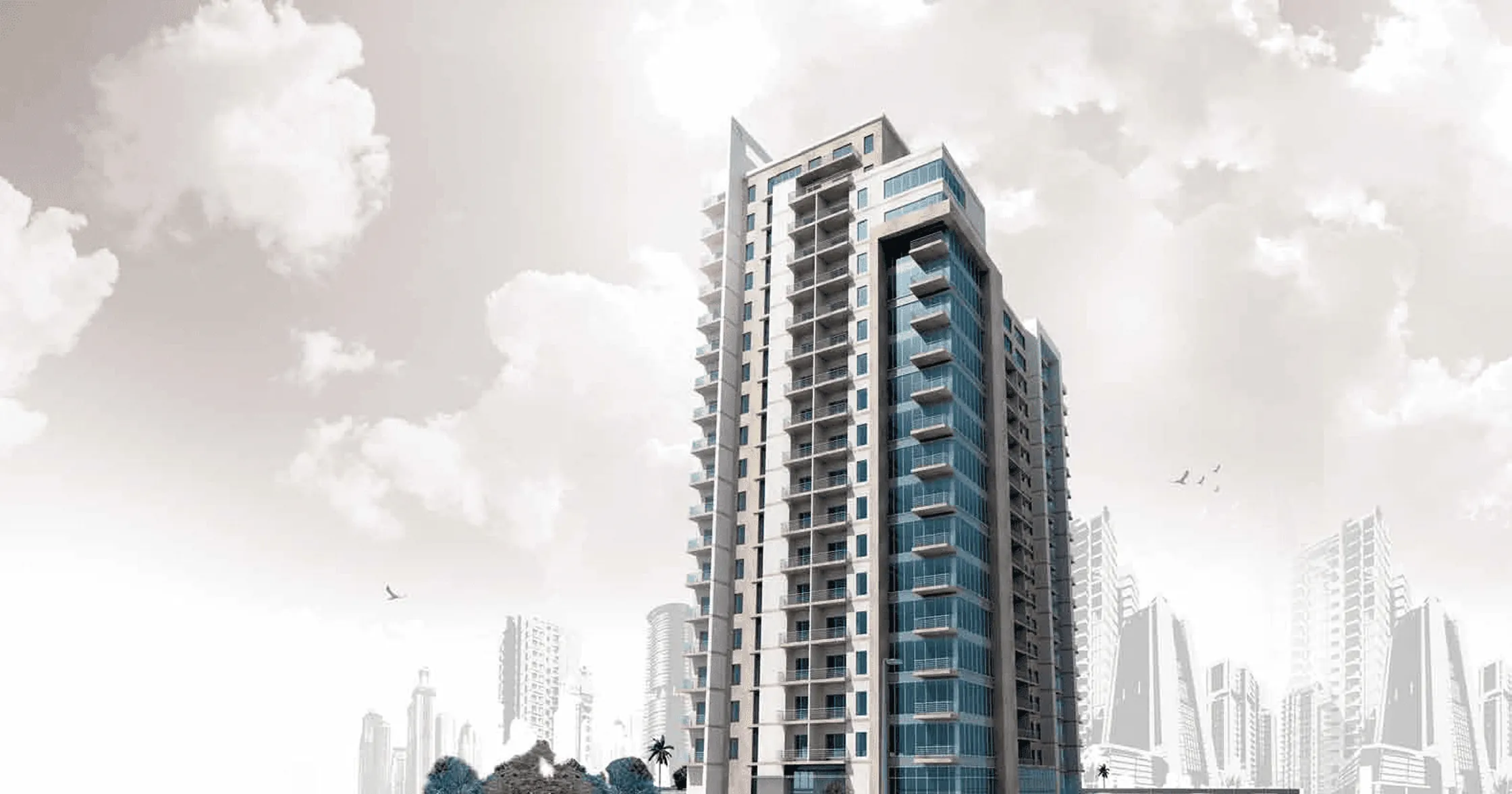 Oakwood Residency: Appartamenti 1 camera da letto pronti di Deyaar a Dubai Production City