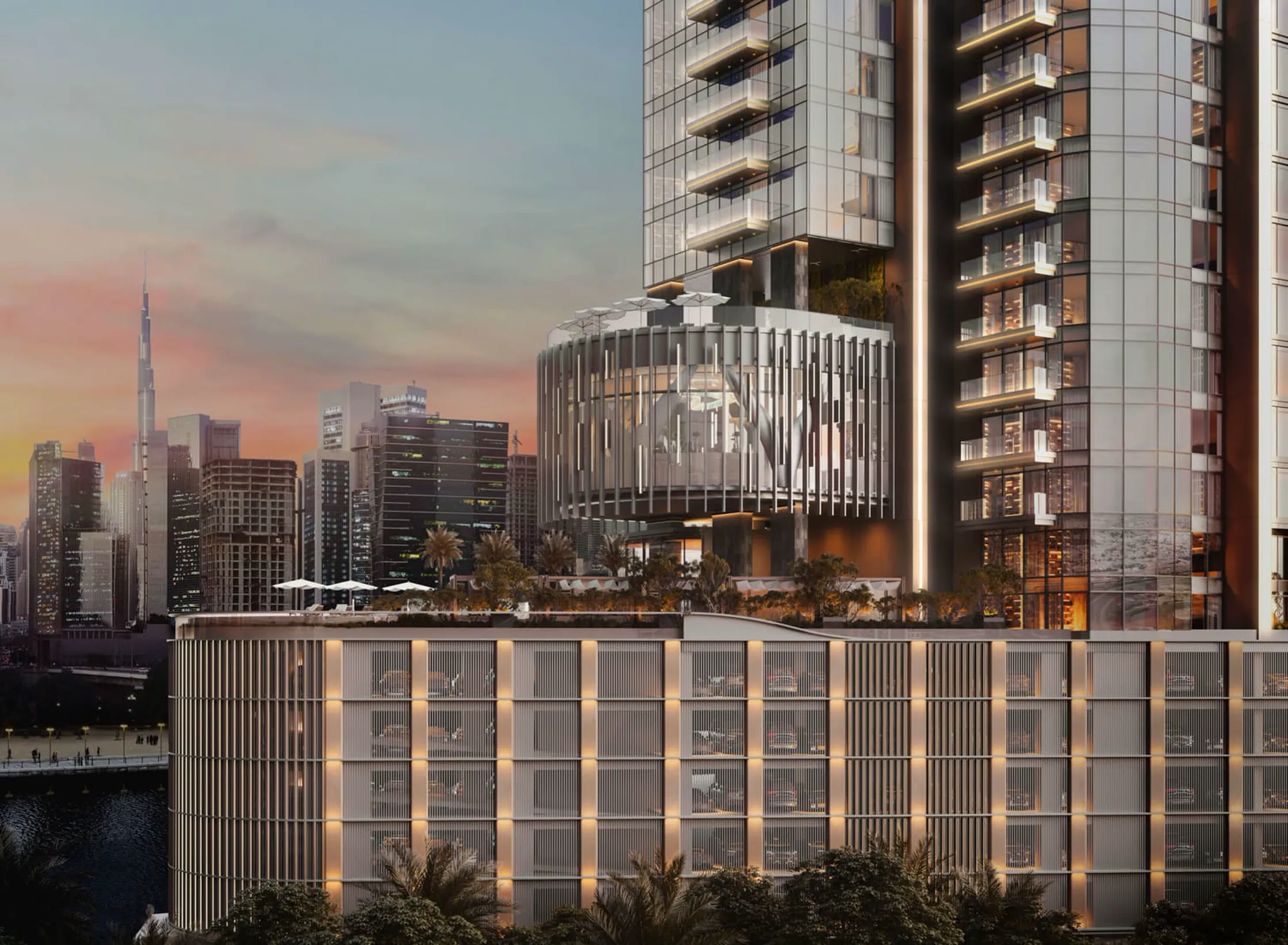 One River Point di Ellington: Appartamenti con 3 camere da letto da AED 6.7M