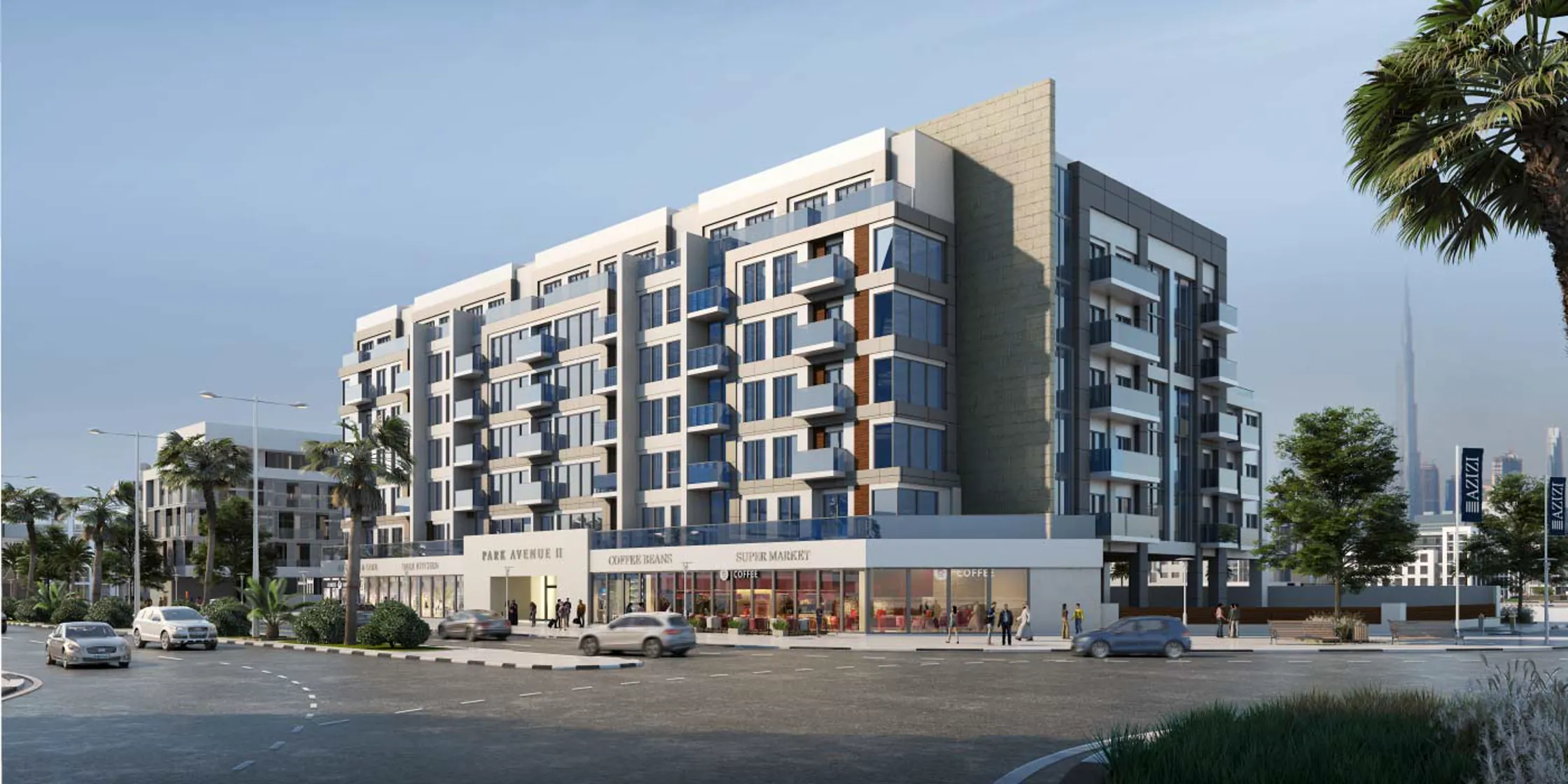 Progetto 2023 di Azizi: Appartamento con 2 Camere da Letto in Park Avenue 2, MBR City