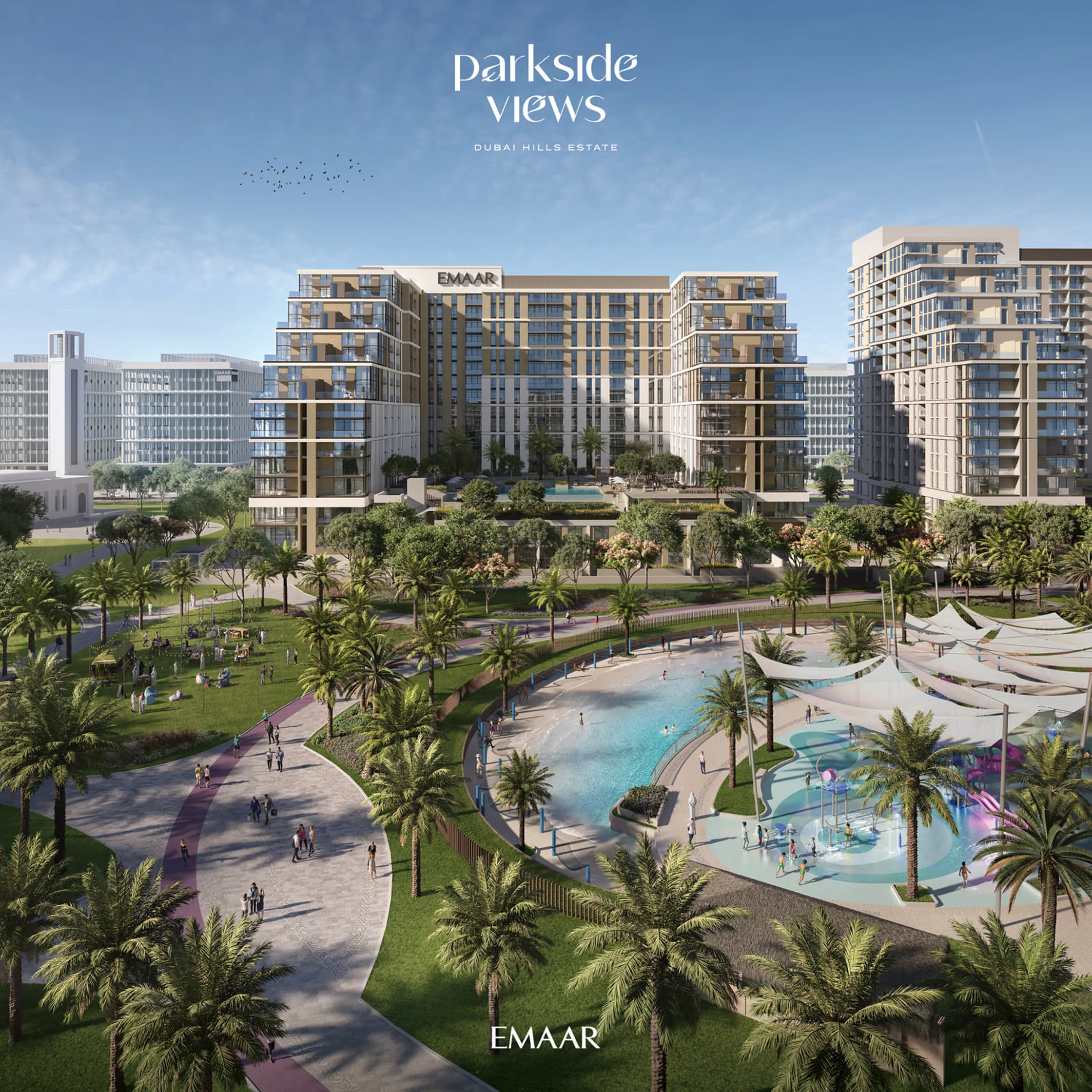 Parkside Views: Appartamento con 1 Camera da Letto a Dubai Hills, Consegna 2027