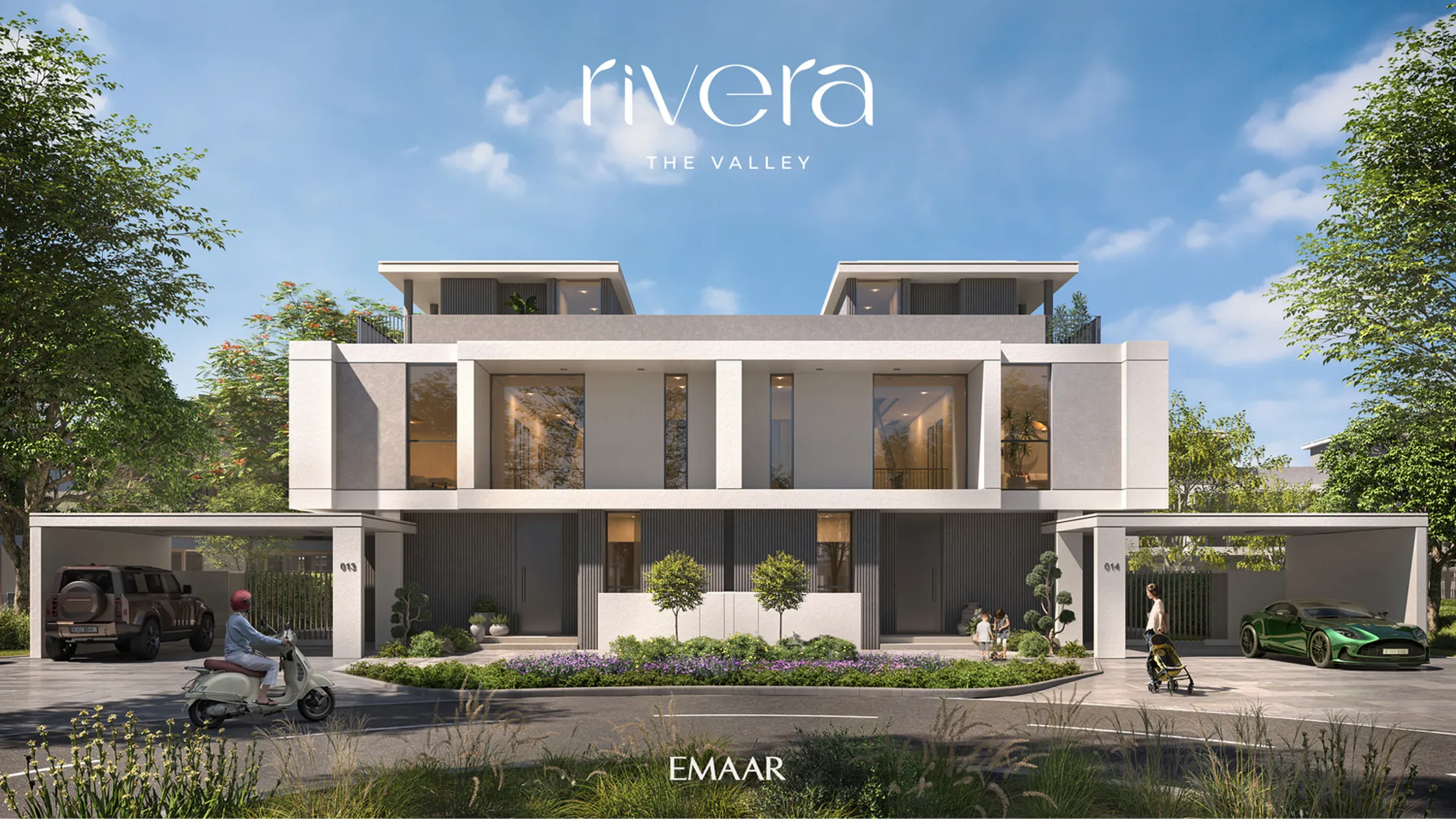 Rivera The Valley: Villa Emaar con 4 Camere da Letto e Acconto del 10%