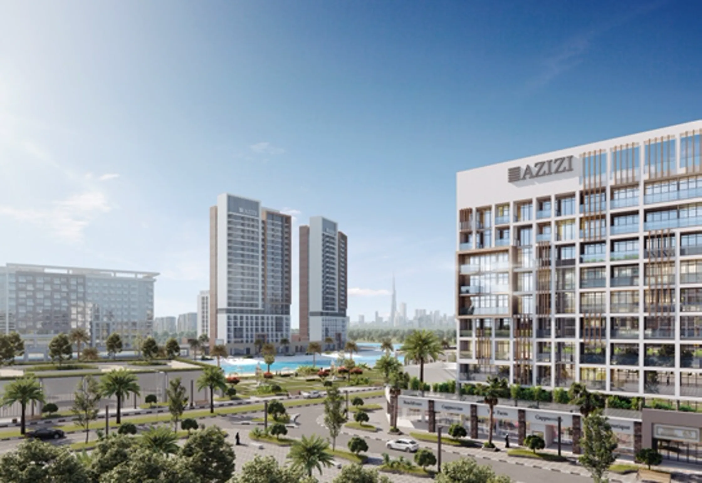 Riviera 65 MBR: Appartamento con 1 Camera da Letto di Azizi | Consegna 2025