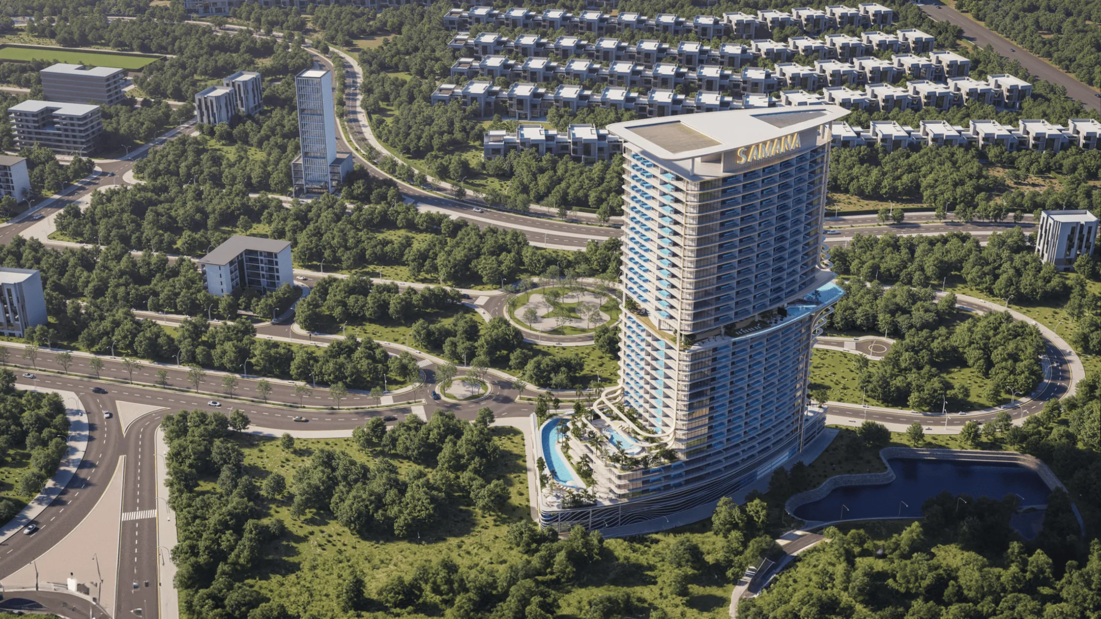 Samana a Majan: Appartamento con 3 camere da letto da AED 2,6M | Consegna 2028