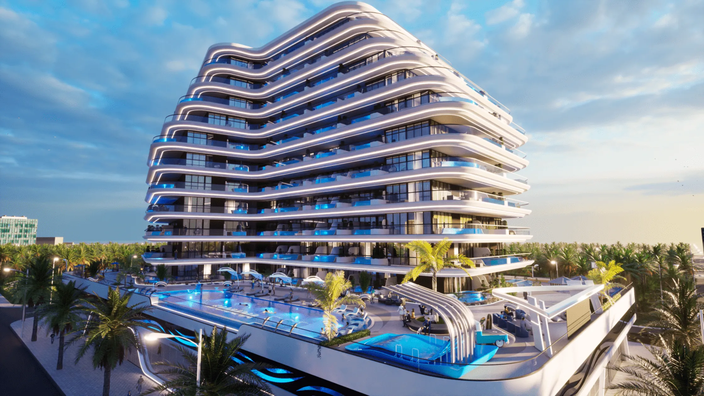 Unità Studio + Pool: Samana Portofino, Consegna 2026