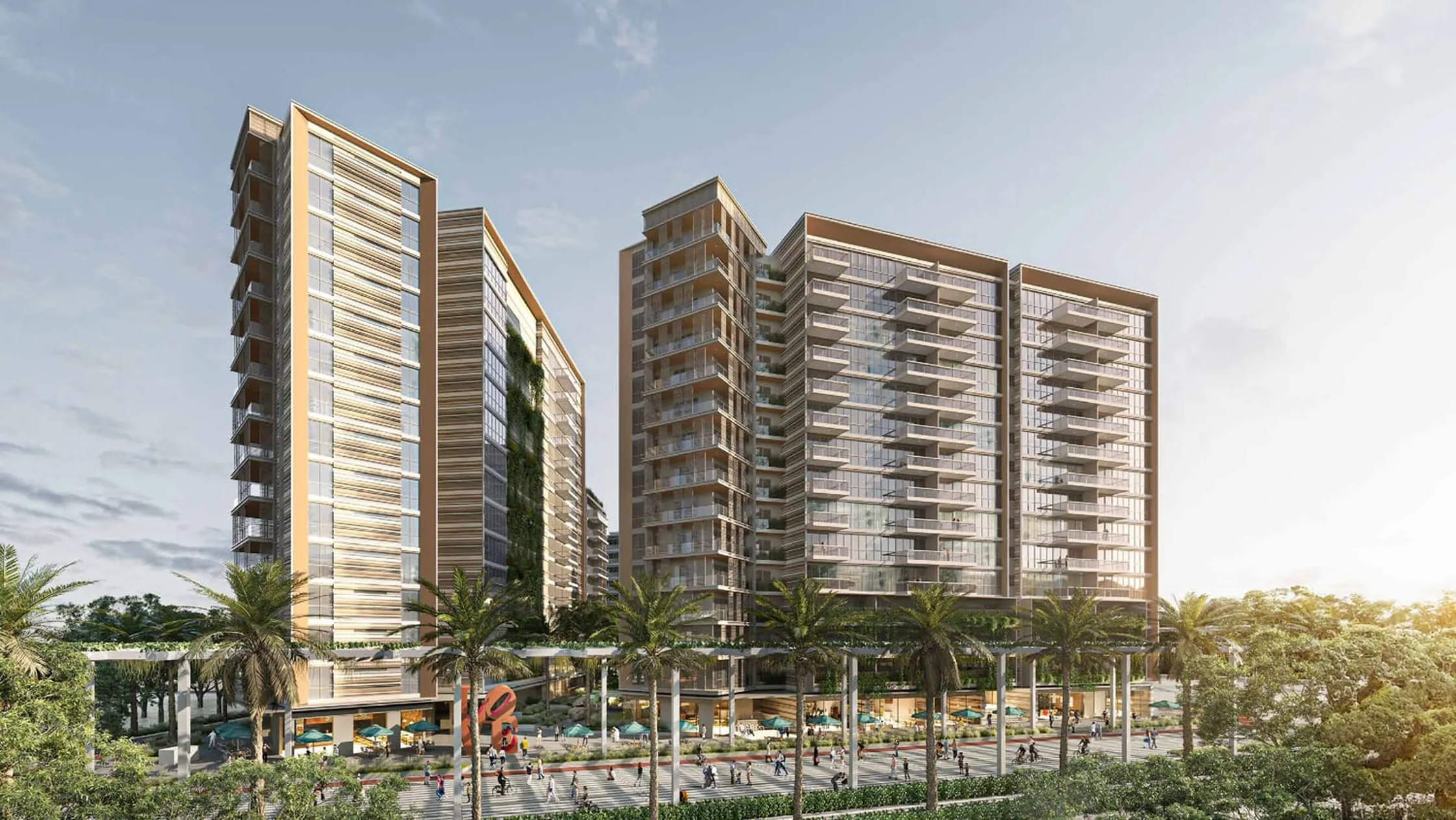 Sky Residences: Appartamenti con 1 camera da letto, piscine e palestre a Expo City