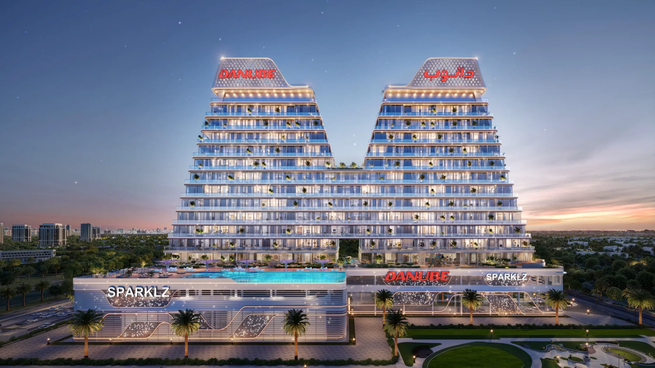 Sparklz di Danube: Monolocali ad Al Furjan da 910.000 AED