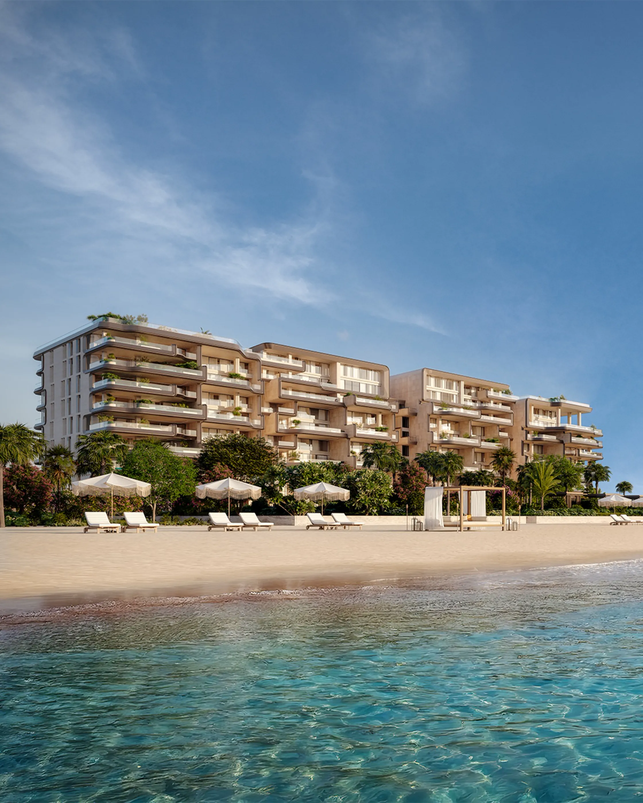 The Alba: Duplex con 3 camere da letto e piscina per AED 45M