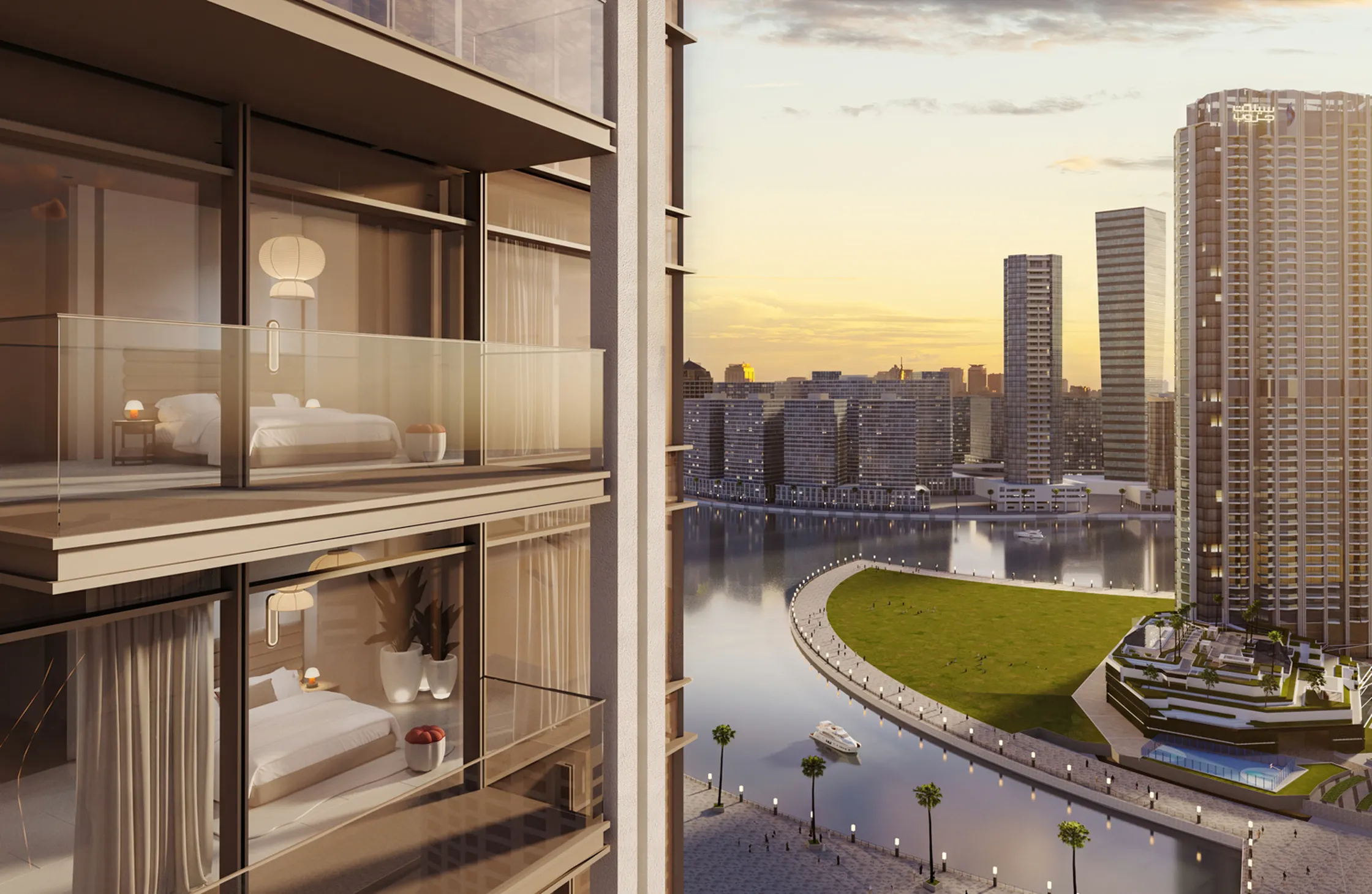 The Edge by Select Group: Appartamenti con 1 camera da letto a Business Bay, Piano di Pagamento 20/20/60