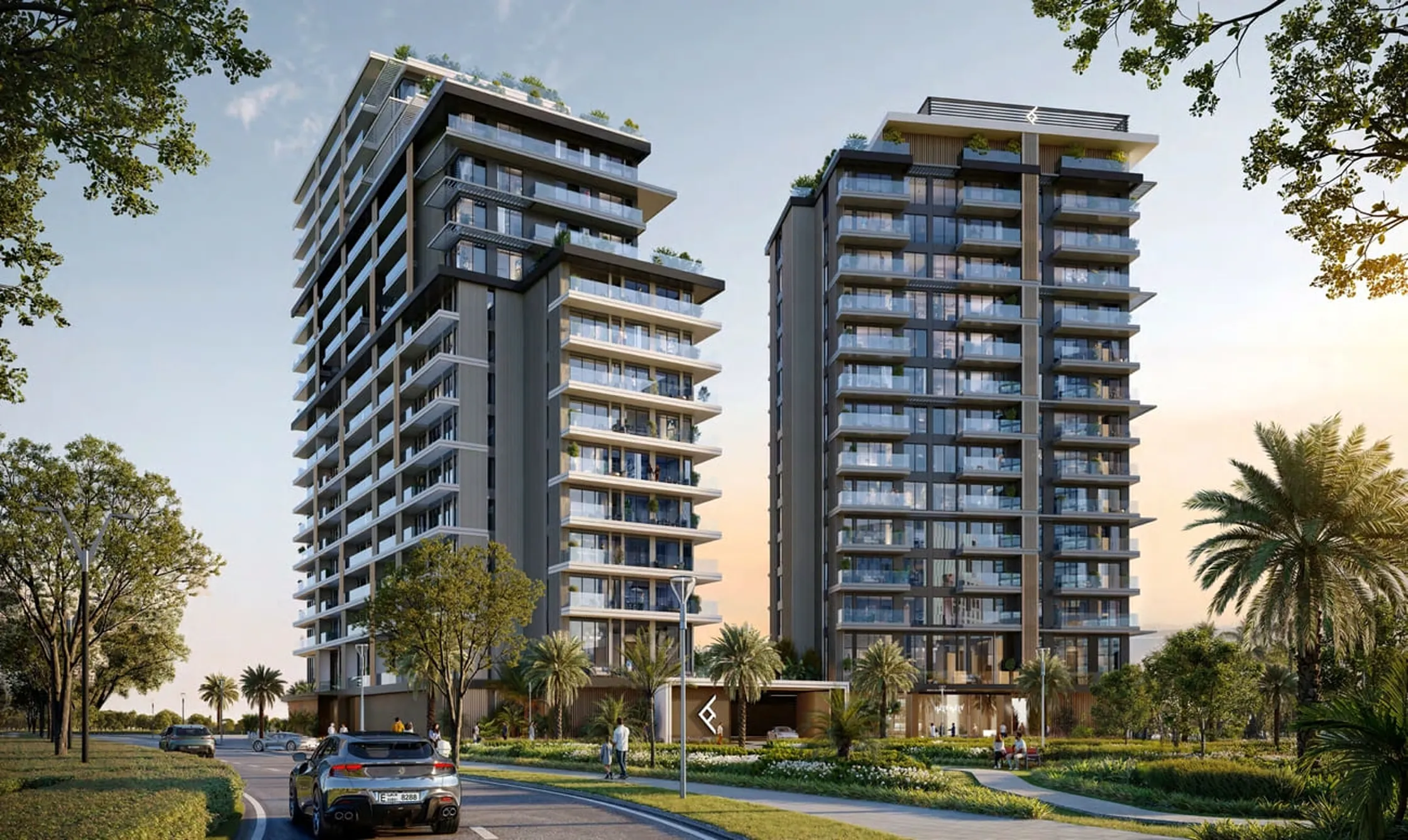 The Hillgate: 2 Camere da letto | AED 1.94M | Piano 20/50/30 | Ellington