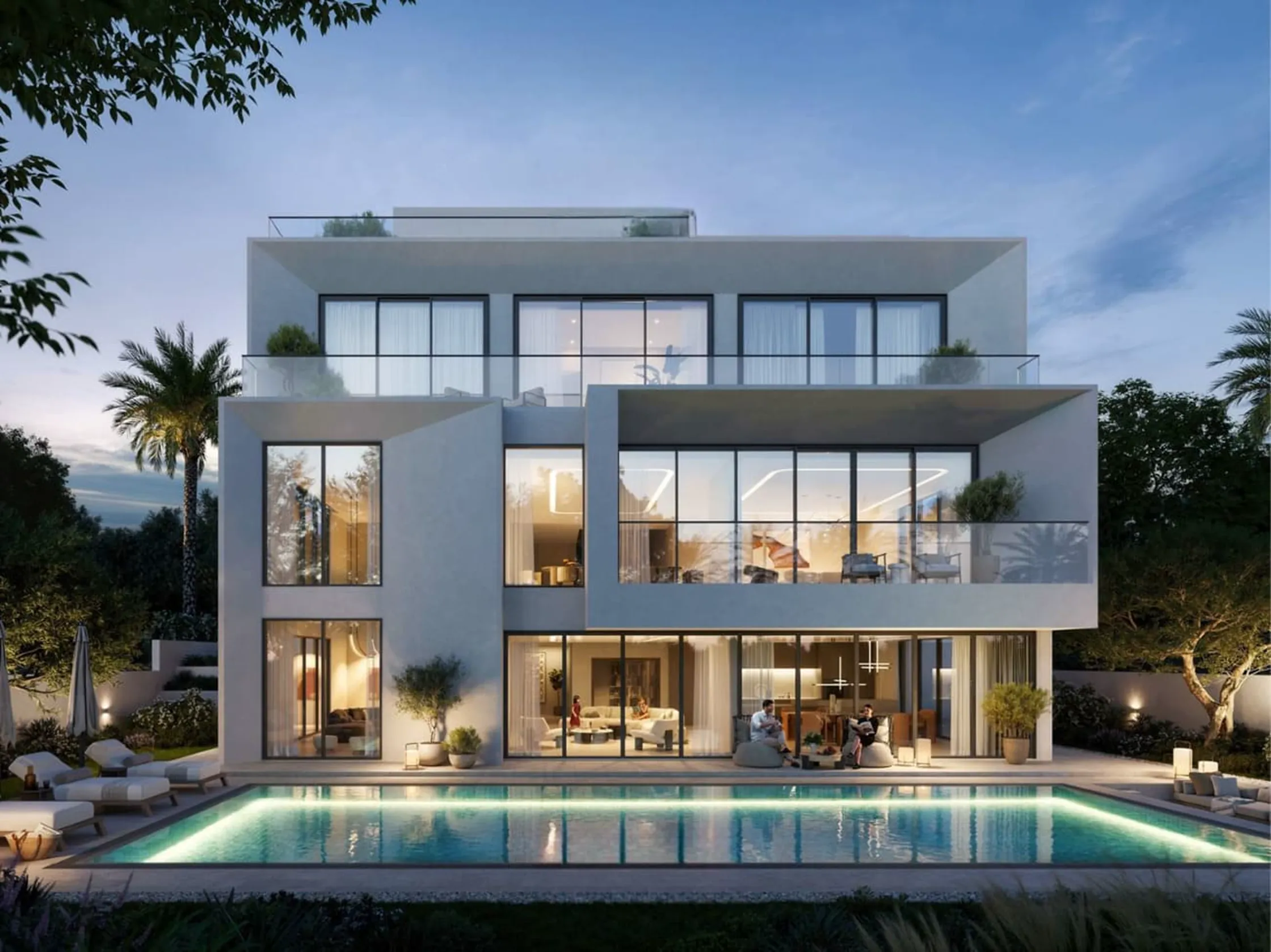 The Palace Villas Ostra: Ville da 4-6 Camere da Letto in The Oasis by Emaar
