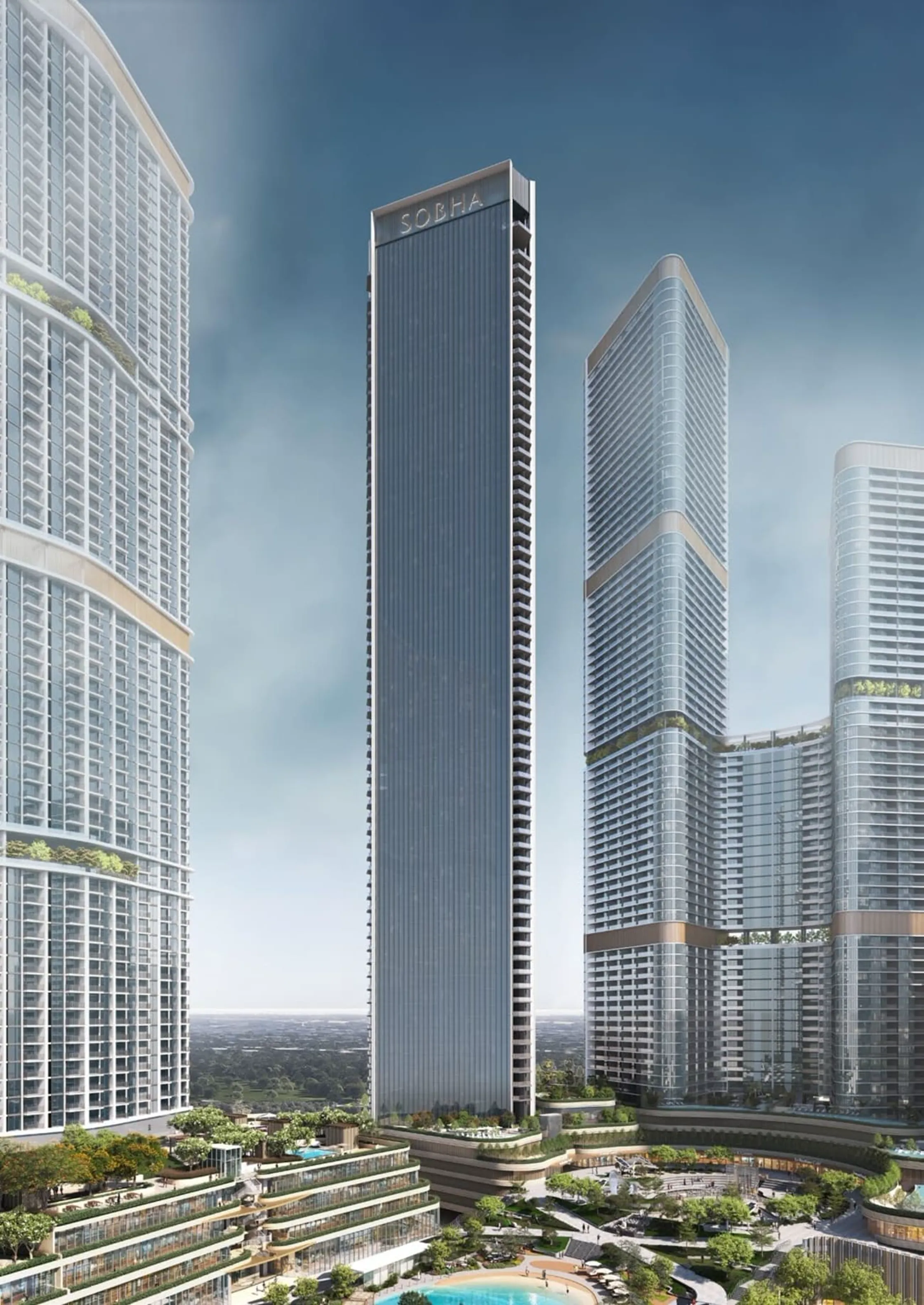The S Penthouses: Piano di Pagamento 60/40, Consegna 2030 di Sobha
