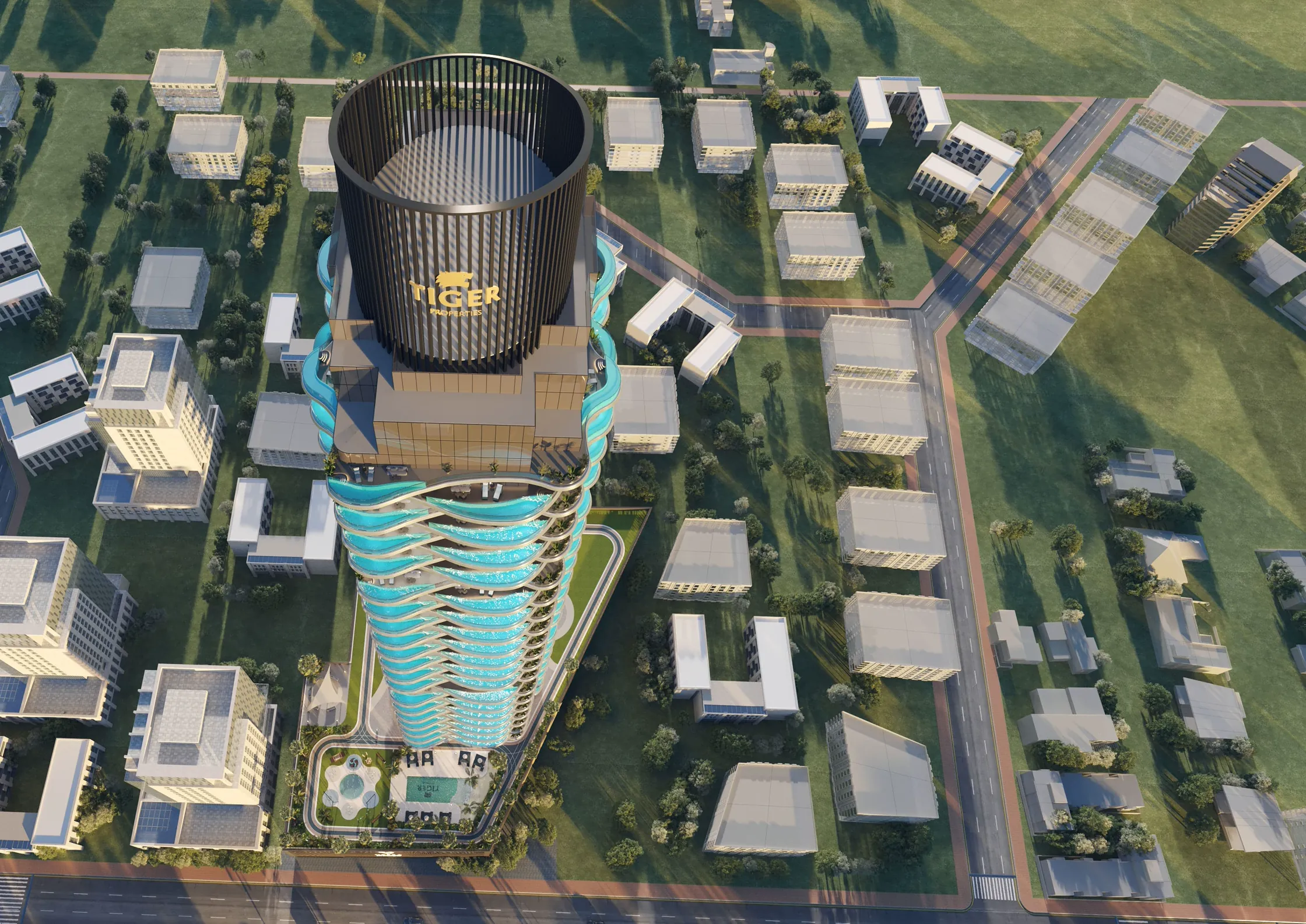 Volga Tower: Appartamenti con 4 camere da letto a JVT di Tiger Group, Consegna 2026